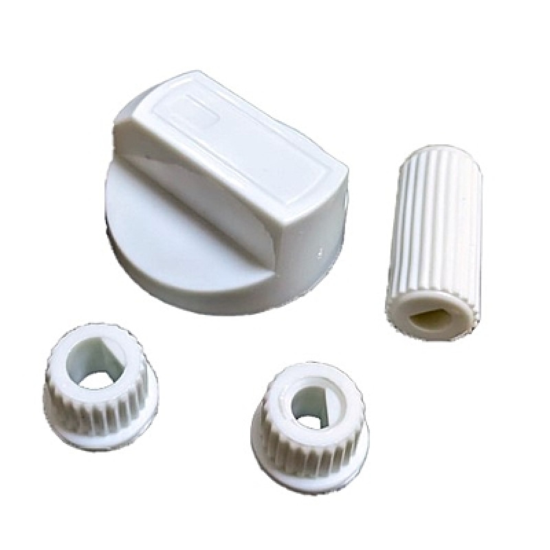 Ручка газового крана, универсальная, белая 1 штука														