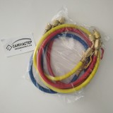 Шланг 90 см 1/4 800-4000 Psi 3шт вентиль FCR22,R32,R134,R290,R410,R404,R407,R507,R600