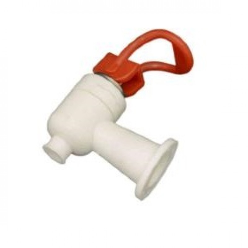 КРАН КУЛЕРА ГОР ВОДА ВНУТР РЕЗЬБА КРАСНЫЙ