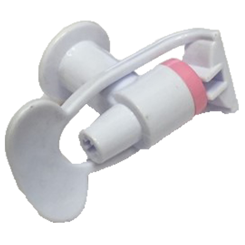 Кран для кулера, красный ободок, внутренняя резьба