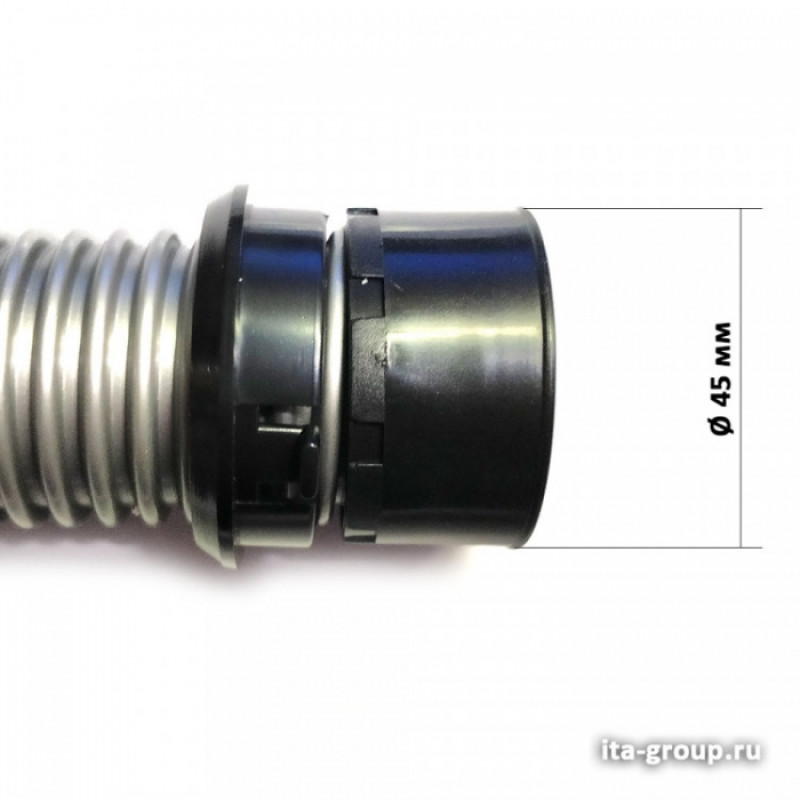 Шланг пылесоса L1800мм, с соединениями 45мм