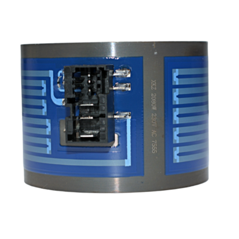 Тэн посудомоечной машины Bosch, Siemens, 2080W, D= 75мм, H= 55мм, средний, с разъёмом и термодатчико