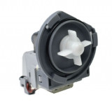 Помпа на 3 защелках, коротких, срезанная,посудомоечной машины Beko, выводы назад, вместе, 30W, Hanyu