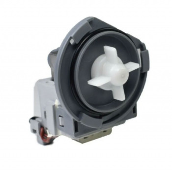 Помпа на 3 защелках, коротких, срезанная,посудомоечной машины Beko, выводы назад, вместе, 30W, Hanyu