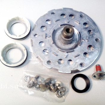 Фланец барабана в сборе с противоположной стороны шкива стиральной машины Bosch, Gorenje, Brandt, Si