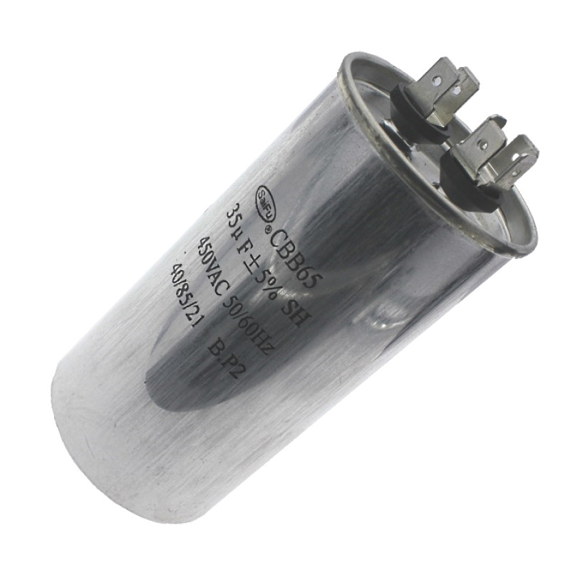 Конденсатор CBB65 35 мф 440-450V металл