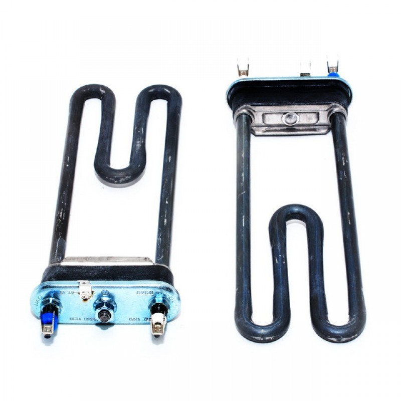 Тэн 1950W, прямой, без отверстия под датчик, H=247 мм, широкая резинка с 