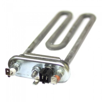 Тэн 1900W, прямой, с отверстием L=185 мм, ровная резинка 12 мм, Thermowatt, для Samsung