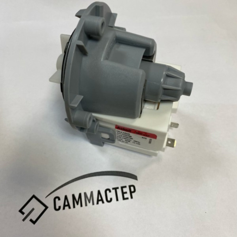 Помпа на 3 винтах, универсальная, выводы назад, раздельно, Askoll 40W, нового образца, с МЕДНОЙ ОБМО
