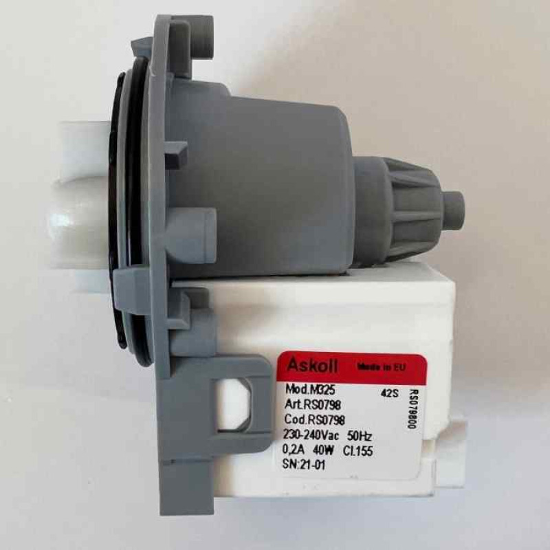 НАСОС ASKOLL 25W 3 ВИНТА ФИШКА НАЗАД M116