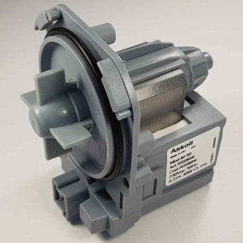 Помпа на 3 защелках, для Bosch Maxx, выводы вперед, вместе, Askoll, НОВОГО ОБРАЗЦА