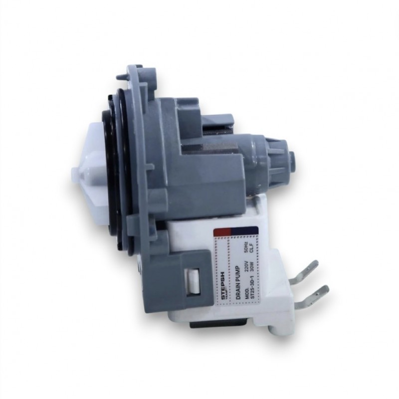 Сливной насос (помпа) стиральной машины STEPSH 3 винта, клеммы назад, для Bosch Siemens