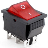 Выключатель одноклавишный широкий с красной индикаторной лампой, 16А, 250В, для водонагревателей