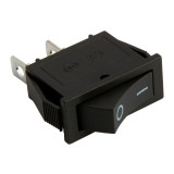 Переключатель KCD2-1, 15A, 250В. черный, 2 котакта
