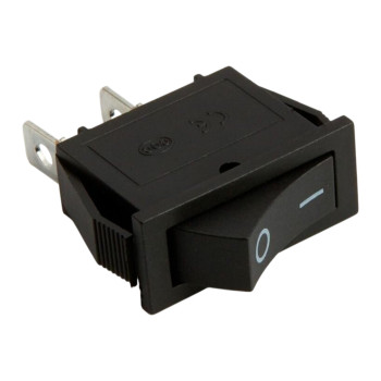 Переключатель KCD2-1, 15A, 250В. черный, 2 котакта