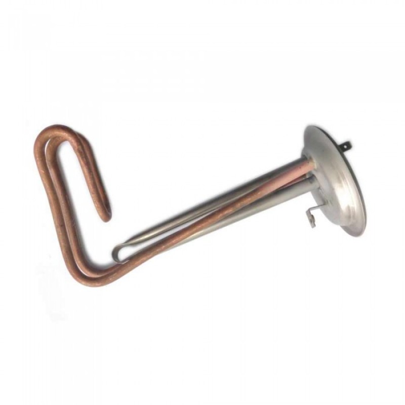 ТЭН RF 1500W, ИТА, медь, Ø92, М6, клеммы под разъем, L195мм, горизонтальный, 220V, 20192