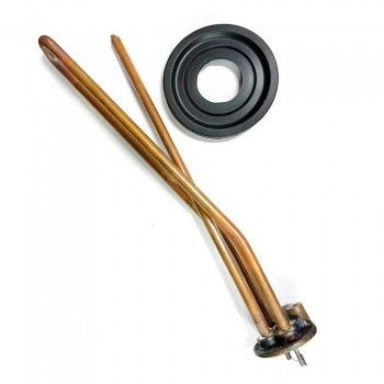 Электротэн медный RCF 1000 Вт  М5, диаметр фланца 48 мм для Ariston ABS VLS с прокладкой 