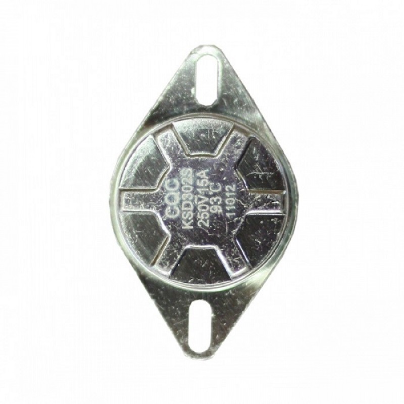 Защитный терморегулятор KSD302S 93°C 15A биметаллический, нормальнозамкнутый RZL, EWH, RZB 100314