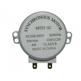 Мотор вращения тарелки СВЧ AC, 220 В, 4 ВТ, 50/60 Гц, высота вала 17 мм																