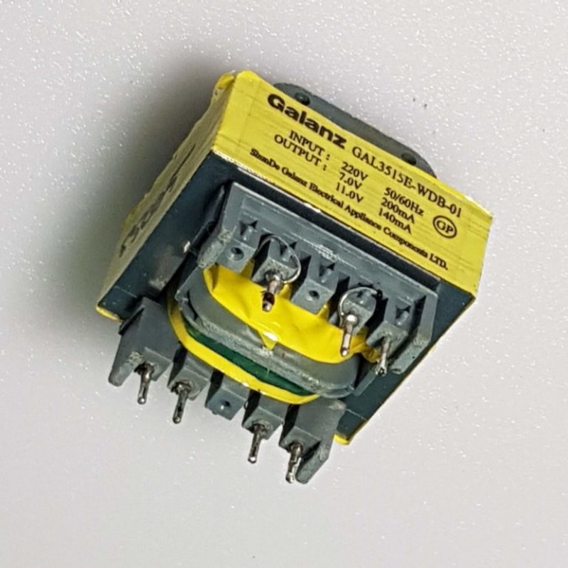 Трансформатор платы  PT-6329A 230-240V, 50Hz																